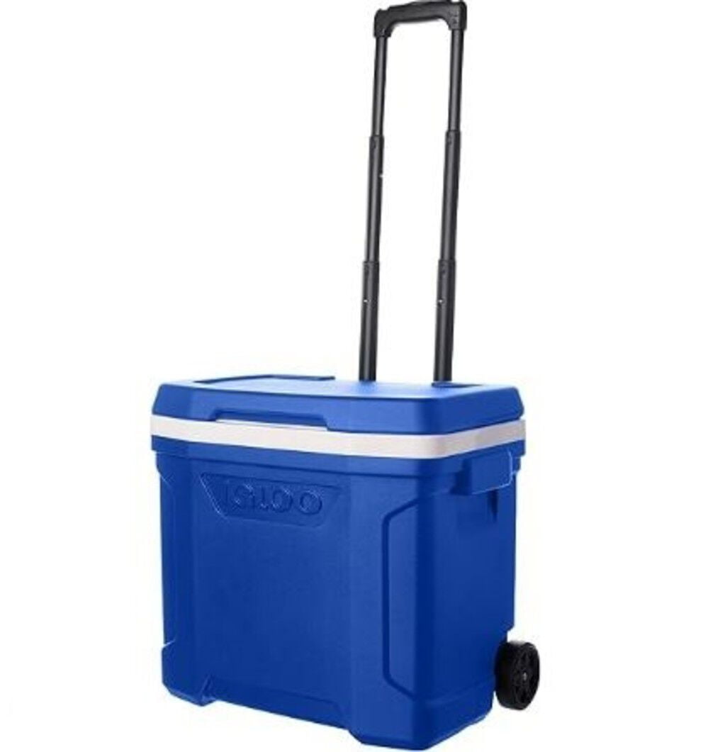 Coleman 62-Quart Xtreme 5-Day Hard Cooler with Wheels, Blue