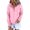 Pink, variant on Certgust Hoodie Womens Oversized Sweatshirt with Hood and Pockets Zip Up Long Sleeve Casual Fall Jacket