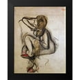 thumbnail image 2 of Degas, Edgar 12x14 Black Modern Framed Museum Art Print Titled - Woman Combing Her Hair, 2 of 5