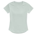 thumbnail image 4 of Workout Tops for Women Summer Short Sleeve Crewneck Slim Fit Quick Dry Mesh Athletic Running T Shirts Gym Yoga Hiking Shirt, 4 of 5