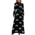thumbnail image 2 of Vestido largo Ohio, vestidos de moda para mujer, vestidos de noche, vestidos de cumpleaños para mujer, 2 of 5