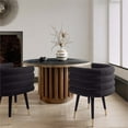 thumbnail image 2 of TOV Furniture Betty 19.9" Transitional Velvet Dining Chair in Black, 2 of 6