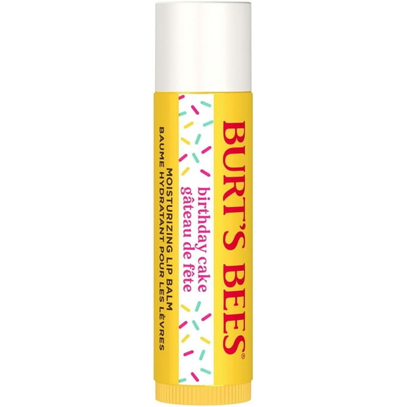 Burt's Bees 100% Natural Origin Moisturizing Lip Balm, Birthday Cake, 1 Tube