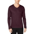 thumbnail image 2 of Alfani T-Shirt Basique Uni pour Homme, Rouge, TTG, 2 of 3