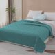 thumbnail image 2 of Fiudx Edredón Doble, Poliéster Suave, Relleno de Seda Fresca, Comodidad para Todo El Año, Costuras Clásicas de Rombos, Lavable a Máquina, Azul, Morado y Verde Menta, 100 X 150 Cm., 2 of 7