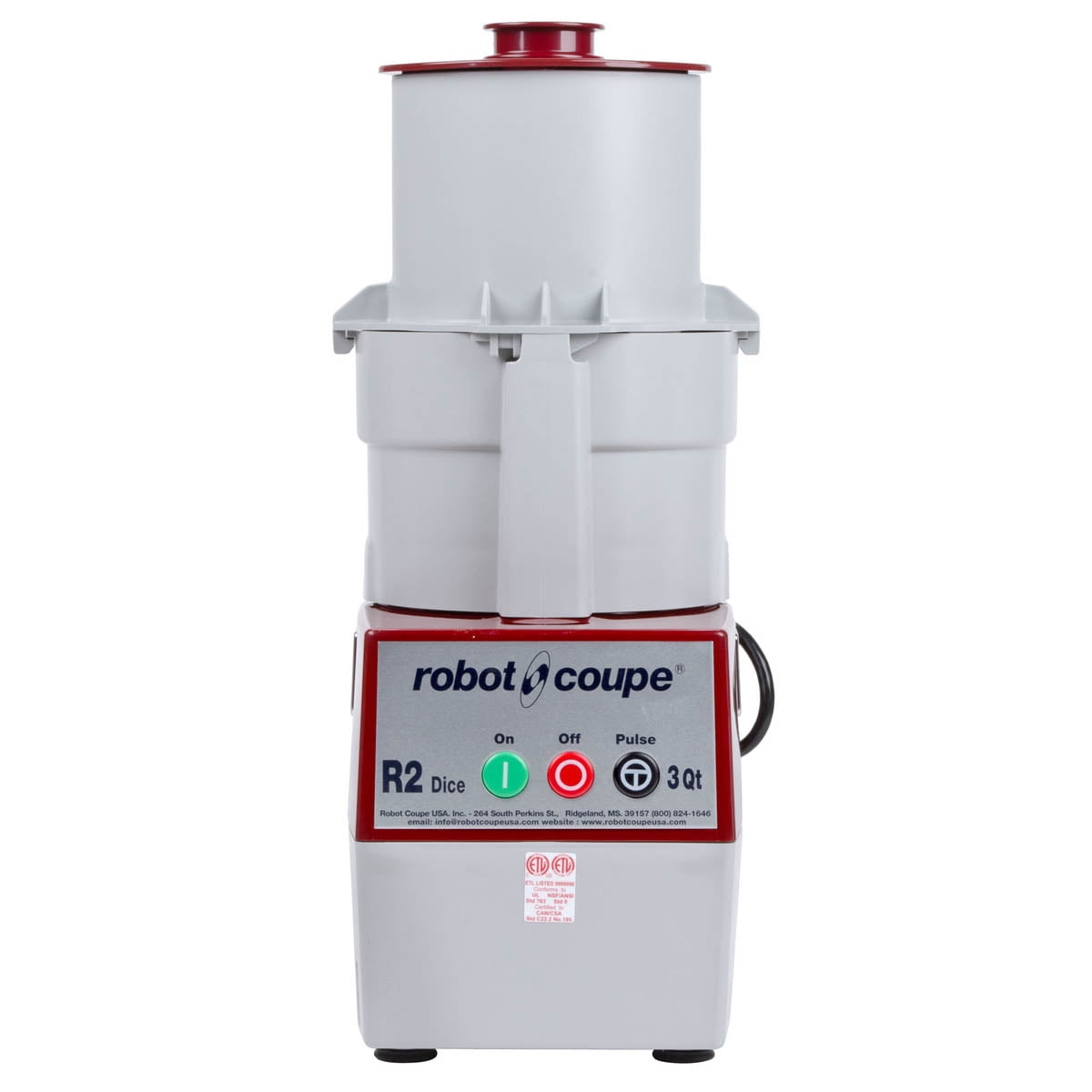 Robot Coupe R2CLRDICE Combination Food Processor w/ Dicing