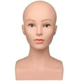 thumbnail image 3 of Model Head Head Female Manikin Display Head for Hairpieces Hats Glasses, 3 of 8