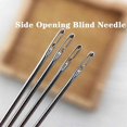 thumbnail image 2 of Sewing Needles Tail Side Big Mouth Opening Hole Hand Paper Box Home DIY Elderly Blind Multi-size Embroidery Needles Darning Set, 2 of 5