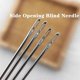 thumbnail image 2 of Sewing Needles Tail Side Big Mouth Opening Hole Hand Paper Box Home DIY Elderly Blind Multi-size Embroidery Needles Darning Set, 2 of 5