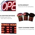 thumbnail image 3 of Newon 19" x 25" LED Open Sign – Programmable Business Hours, 7 Boarder Colors PLUS 7 Animation Effects & Ultra-Bright Multi-Color Neon Lights – High Visibility Display for Business, Restaurant, Bar, 3 of 8