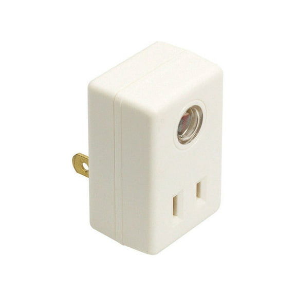 Amertac White Photoelectric Plug In Light Control 1 pk