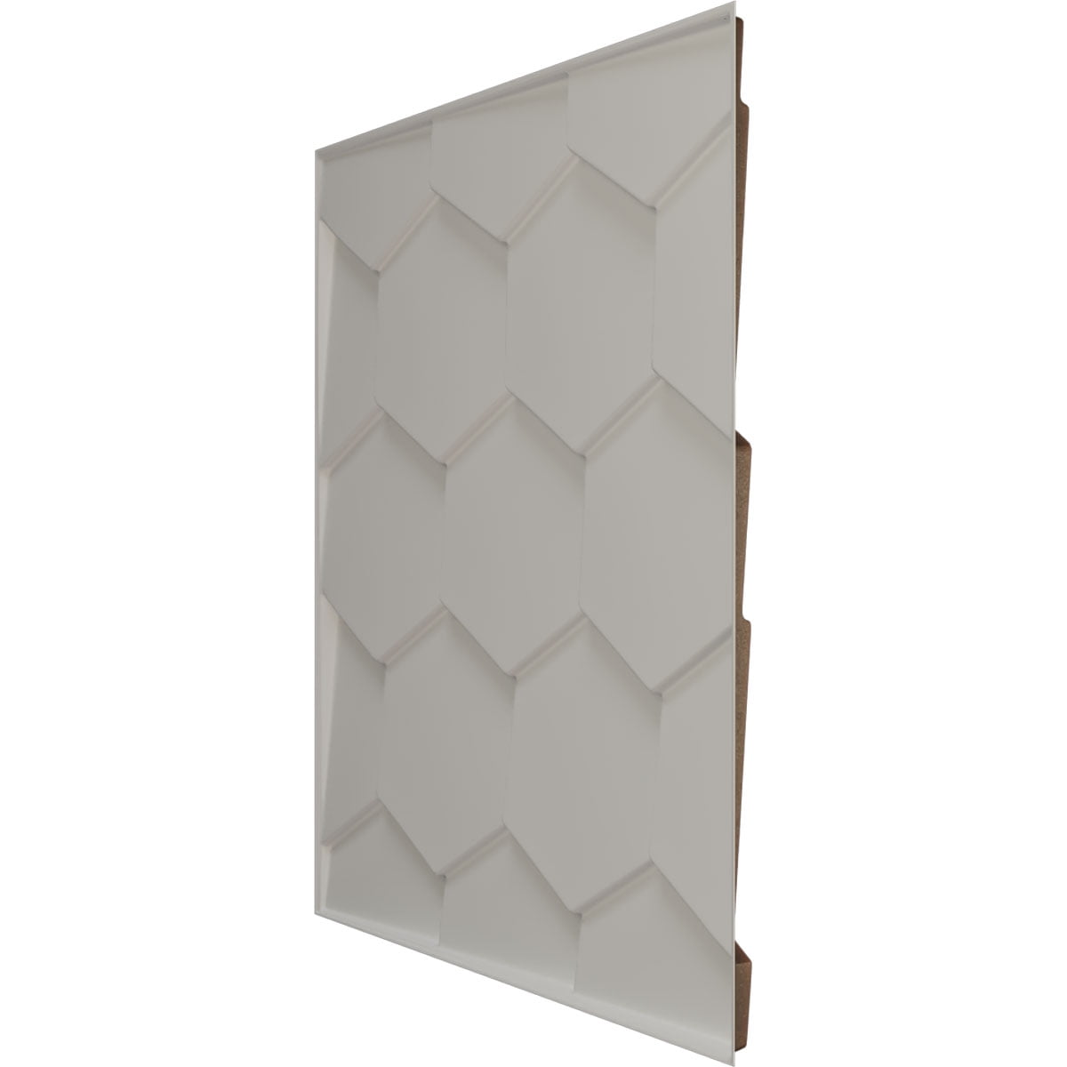19 5/8"W x 19 5/8"H Honeycomb EnduraWall Decorative 3D Wall Panel, Universal Aged Metallic Rust (Covers 2.67 Sq. Ft.)