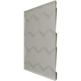 thumbnail image 4 of 19 5/8"W x 19 5/8"H Honeycomb EnduraWall Decorative 3D Wall Panel, Universal Aged Metallic Rust (Covers 2.67 Sq. Ft.), 4 of 6