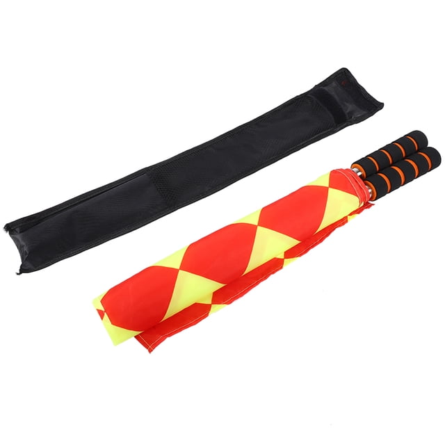 Soccer Referee Flag,2Pcs/Bag Soccer Football Referee Sport Referee Flag Football Referee Flag Top of the Line