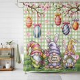 thumbnail image 3 of Spring Gnomes Easter Shower Curtain Set with Hooks, Happy Easter Color Eggs Tree Waterproof Fabric Bathroom Curtains Decor Home Accessories,72 X 84 Inch Extra Long, 3 of 9