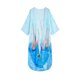 thumbnail image 1 of Kimono de playa con estampado Floral de chifón para mujer, cárdigan largo, chal, manga 3/4, cubierta suelta, 1 of 1
