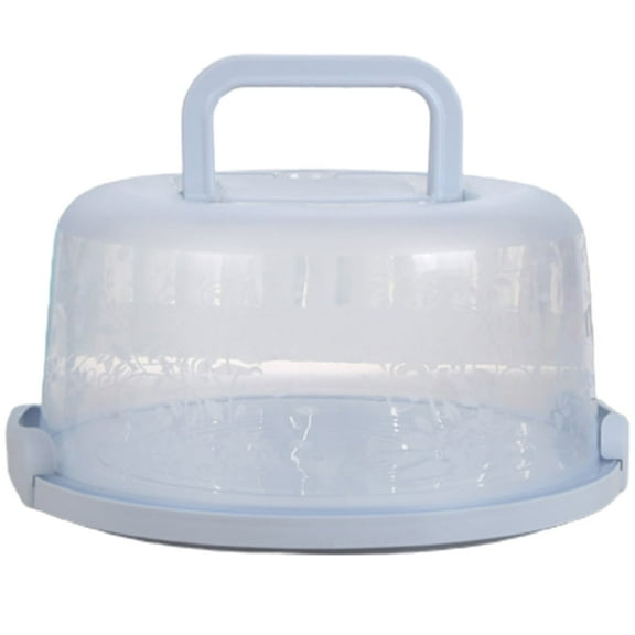 FNNMNNR Plastic Cake Carrier Box Cake Container Clear Baking Storage Carrier Container with Handle Box   Green