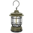 thumbnail image 4 of Portable LED Camping Lantern, ABS Material 360° Omnidirectional Beam Hangable Hook Design Camping Lantern  For Tent For Outdoor Green, 4 of 8