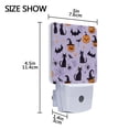 thumbnail image 4 of Yayeee LED Plug in Night Light for The Home with Auto Dusk to Dawn Light Sensors, 2 Pack, Purple Halloween Pumpkin, 4 of 6