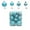 #0456-Blue, variant on Cheapark Christmas Ball Set - Vibrant Hanging Ornaments, Festive Decor for Trees & Holiday Party Settings