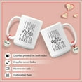 thumbnail image 6 of GIFAMI Future Mrs Lucky Mr Engaged Gifts, Personalized Gift Ideas for Him Her Lovers Newlyweds Promise Engagement Set of 2 Ceramic Coffee Mug (Future Mrs and Lucky Mr, 15oz. Orange Accent Mug), 6 of 7