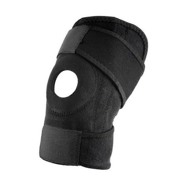 Knee Brace Support Sleeve Adjustable Open Patella Stabilizer Protector Nylon Wrap for Arthritis Meniscus Tear ACL Running