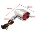 thumbnail image 3 of Clignotant Rouge pour Motocyclette Clignotants + Freinage Stop + Feux Arrière de Roulement, 3 of 7