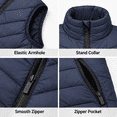thumbnail image 5 of BounceUp Men's USB Heated Vest, 21-Zone 4 Independent Heat Controls Vest for Men, 5 of 9