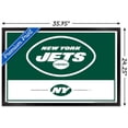thumbnail image 3 of New York Jets 35.75'' x 24.25'' Framed Leagues Logo Poster, 3 of 3