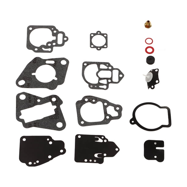 Kit De Reparación De Carburador Fueraborda, Kit De Reconstrucción De Carburador De Metal Antienvejecimiento 18 Piezas Resistente Al Aceite 1395-97611 Para 2 Cilindros De 6 A