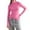 Hot Pink, variant on Fall Tops for Women Turtleneck Long Sleeve Ribbed Knit T Shirts Slim Fit Y2K Going Out Top Basic Solid Tees Watermelon Red L