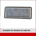 thumbnail image 3 of Filtro De Entrada De Aire Interno Para Tesla Model 3 2021 Protección De Entrada De Aire De Carbón Activado Filtro De Protección De Entrada De Aire Sistema De Aire Acondicionado Protector Filtro De Yuarrent VI003713-00, 3 of 6