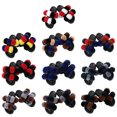 thumbnail image 4 of Women Furry Slippers Fashion Pom Pom Ball Faux Fur Slippers Fluffy Sandals, 4 of 8
