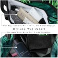 thumbnail image 4 of Palm Leaves Large Capacity Sports Bag with Interior Zipper Pocket, 17.7 Inches - Swim Bag, Duffle Bag, Dance Bag, Travel Tote Included, 4 of 6