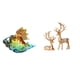 thumbnail image 1 of Figura de de cristal, animal marino, arte decorativo, estatua artesanal, adorno de reno europeo, escultura coleccionable para el hogar, la of, 1 of 8