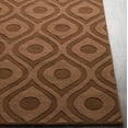 thumbnail image 5 of BoutiqueRugs Hamptonville Solid & Striped Runner Rug - Dark Brown - 2'3" x 14' Runner, 5 of 13