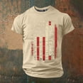 thumbnail image 2 of 250Th Anniversary Usa Shirt Short Sleeve T Shirt Graphic Print Casual Crew Neck 250Th Graphic Tees Men Khaki S, 2 of 4