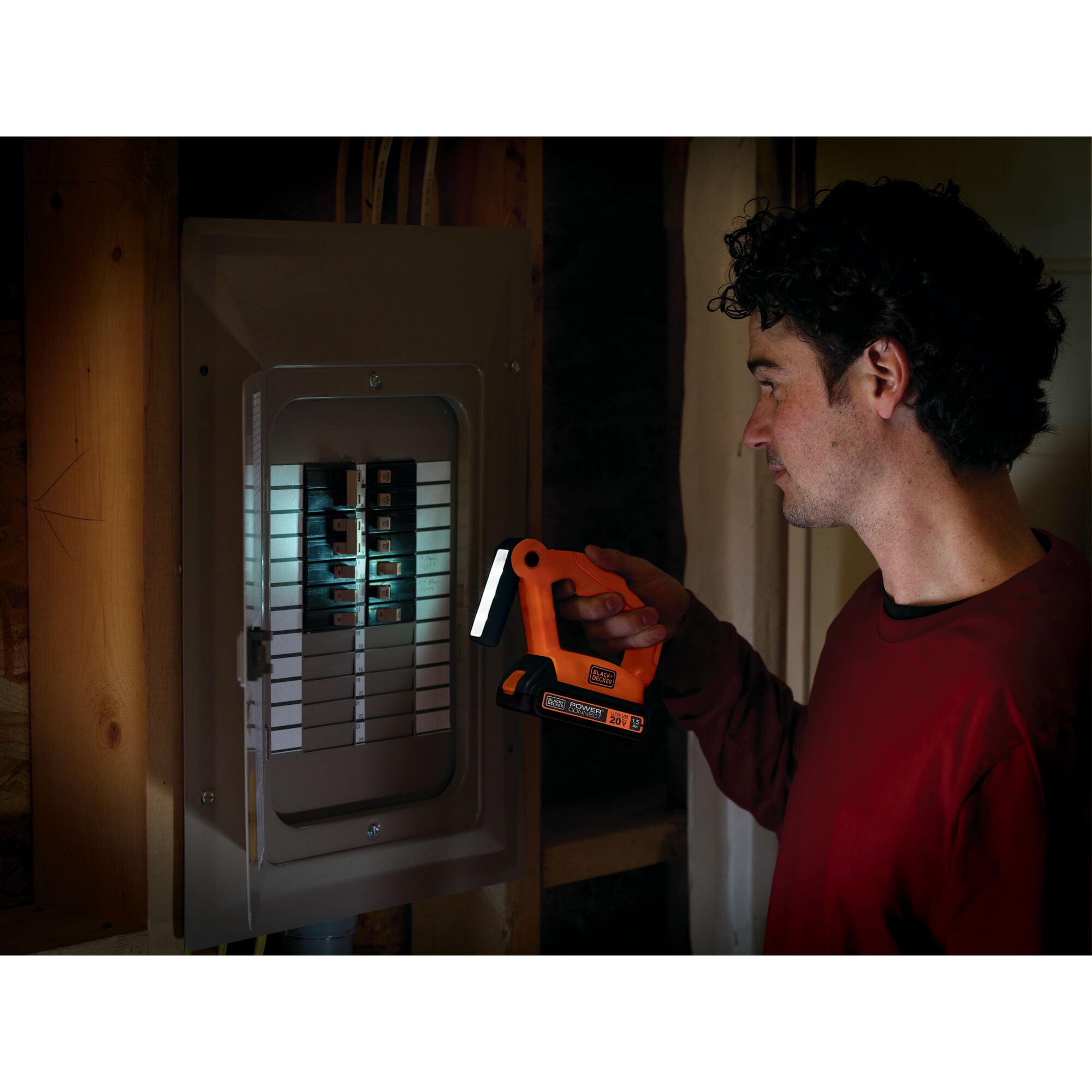 BLACK+DECKER 20V MAX* Lithium Flashlight - Battery and Charger Not Included, (BDCF20)