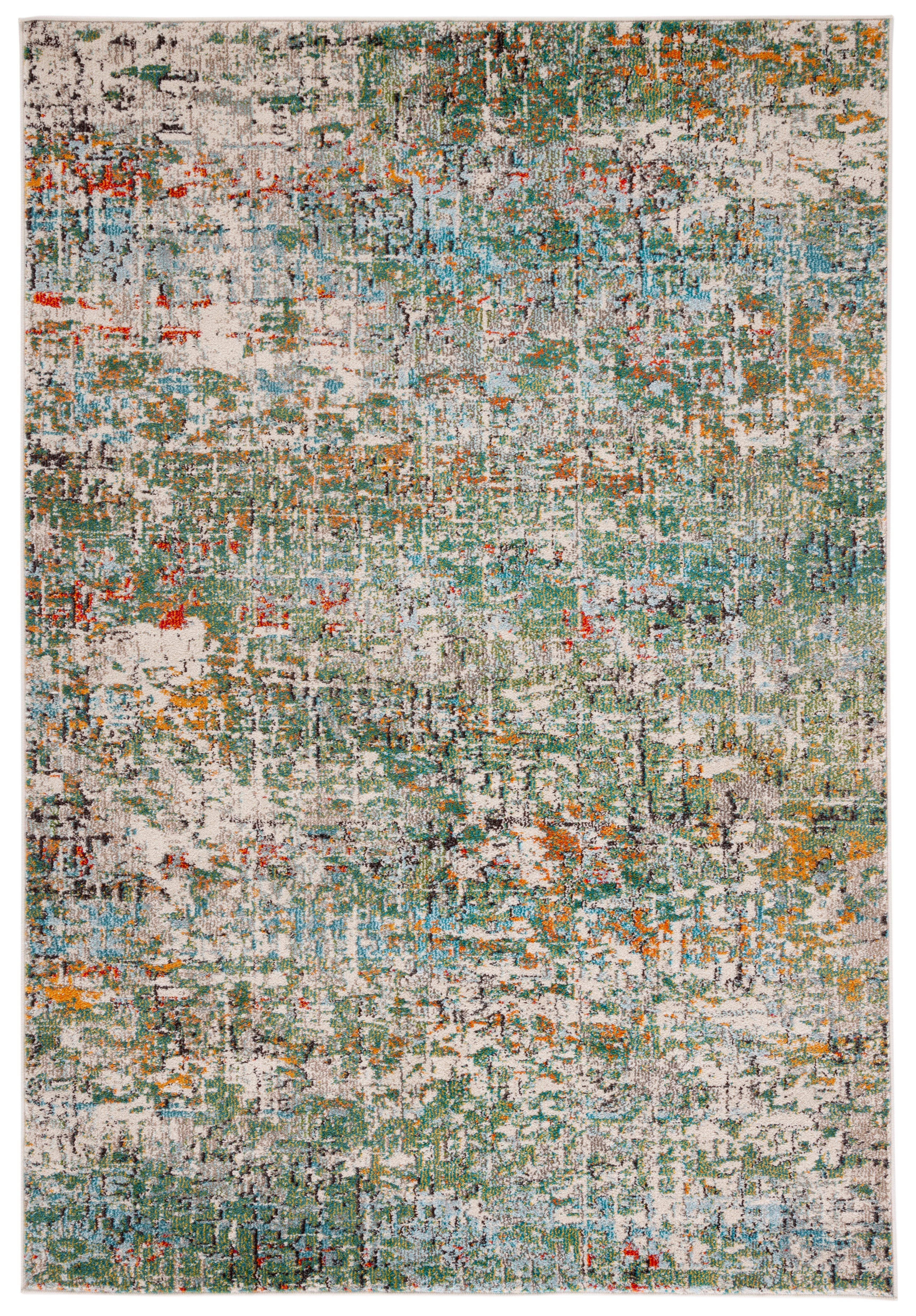 Safavieh Madison Kebo Abstract Area Rug, Green/Turquoise, 6' x 8'
