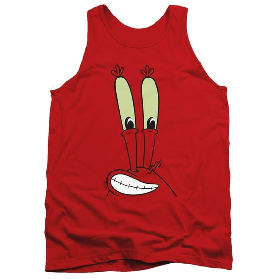 Spongebob Mr. Krabs Smile Face Unisex Adult Tank Top
