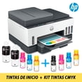 thumbnail image 1 of Impresora Multifuncional HP Smart Tank 750 de Tinta Continua Color Wi-Fi Smart App Dúplex ADF + PACK TINTAS CMYK, 1 of 5