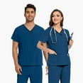 thumbnail image 2 of Operating room hand washing clothes, men's and women's short-sleeved quick-drying brush hand clothes, doctor and nurse work clothes, summer thin nurse clothes, 2 of 7