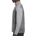 thumbnail image 3 of Callaway Men's Mock Neck Quarter Zip Tech Fleece Athletic Long Sleeve Pullover (Quiet Shade, XXL), 3 of 3
