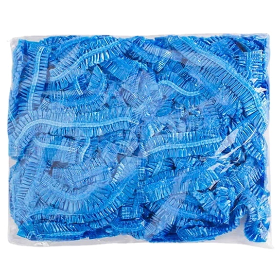 OHOIOLLA 200Pcs Blue Pe Waterproof Shoe Covers for Workshops Laboratories Exhibition Model Rooms