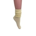 thumbnail image 4 of Lightweight Slouch Knee High Socks 3 Pairs Shoe Size 5-10 (Ecru), 4 of 10