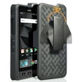 thumbnail image 3 of Nakedcellphone Combo Series Compatible with Sonim XP8 Phone Case, Kickstand Hard Cover with [Rotating/Ratchet] Belt Clip Holster for XP8800 - Black Tread, 3 of 9