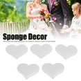 thumbnail image 4 of 500pcs Mini White Heart Sponge Decoration DIY Heart for Wedding Valentines Day Anniversary Party, 4 of 17