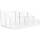 thumbnail image 1 of 6-Compartment Vanity Makeup Organizer Acrylic Desktop Cosmetic Storage Case, 1 of 3