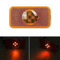 thumbnail image 3 of 24V Car Truck LED Side Marker Light Amber Indicator Lamp 4 LED For Volvo Trucks FM/FH, 3 of 5