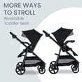 thumbnail image 2 of Britax Brook+ Modular Baby Stroller, Ultra-Lightweight Infant and Toddler Stroller with SafeWash Insert and 4 Ways to Stroll, Graphite Onyx, 2 of 5